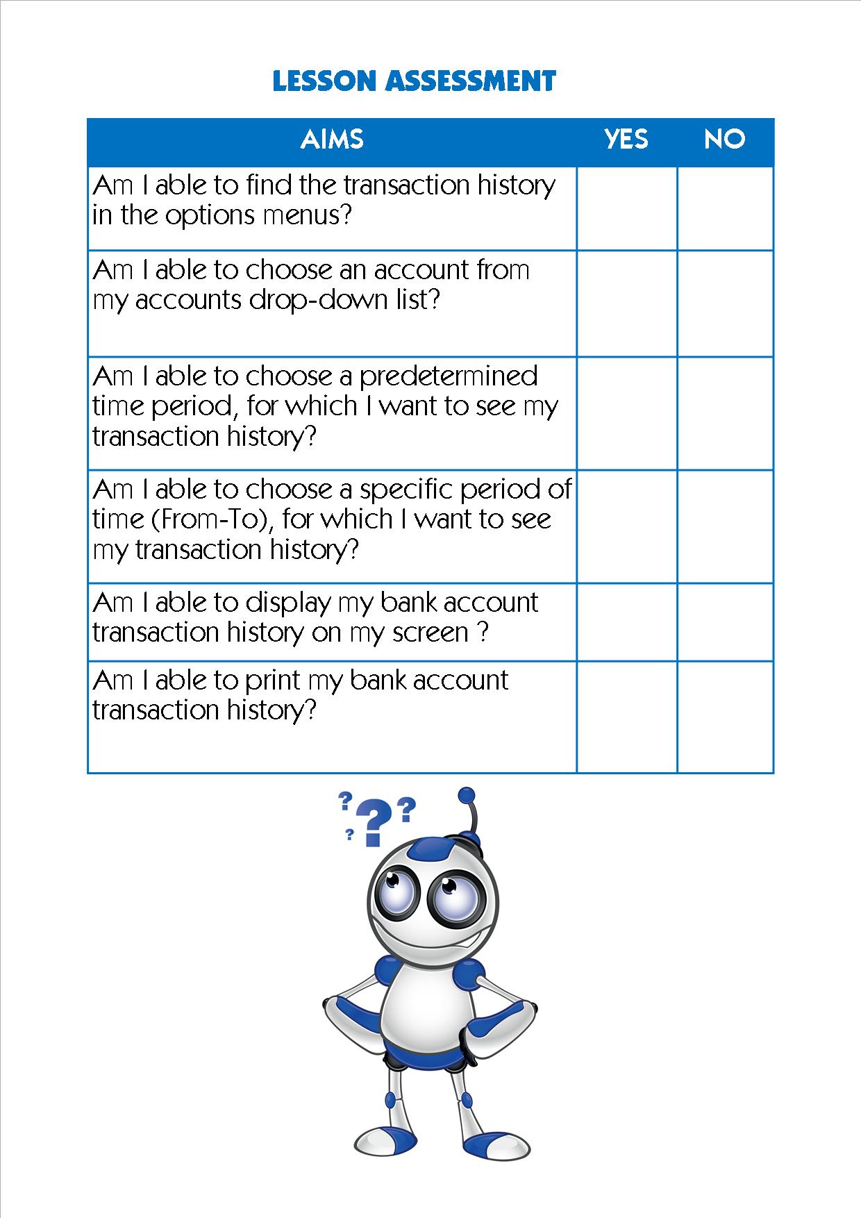 Lesson Assessment